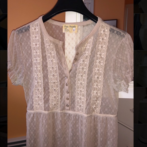 Vintage Free People Blouse - Picture 3 of 6